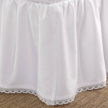 Cotton bed outlet skirt full